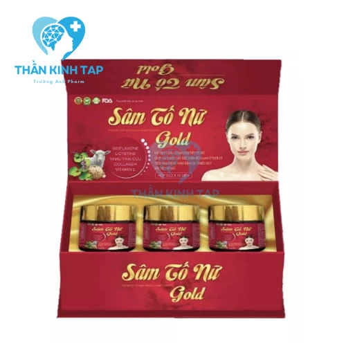 Sâm Tố Nữ Placentra Estrogen Beauty Queen Diamond Gold - Cân bằng nội tiết tố nữ